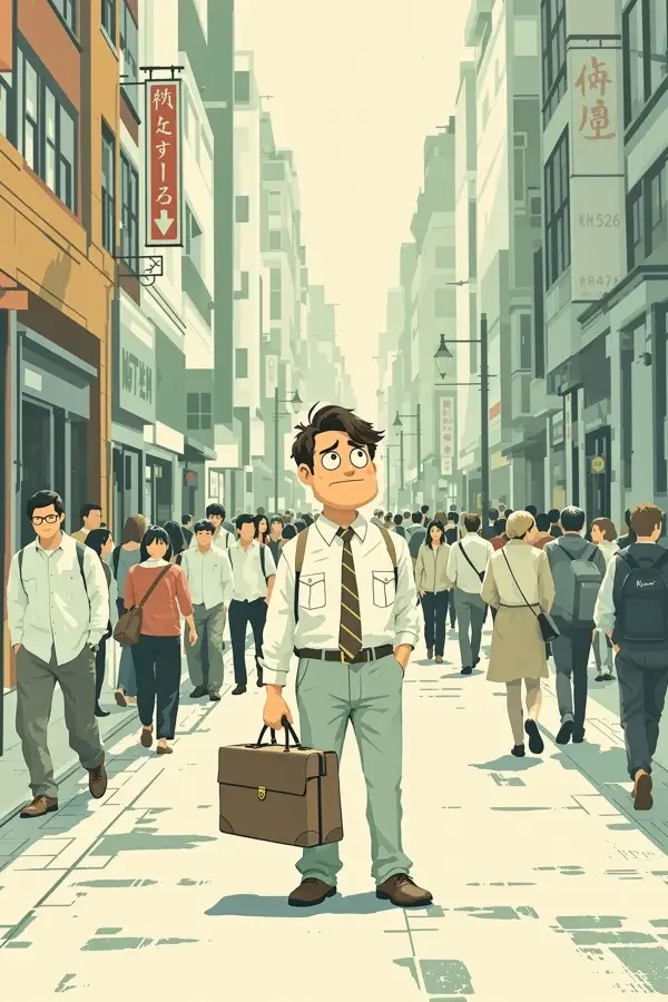 打工人的一天 海报